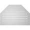 Ekena Millwork Octagonal Top Surface Mount PVC Gable Vent w/ 2"W x 1-1/2"P Brickmould Frame, 32"W x 22"H GVPOT32X2202SF - alternate 4